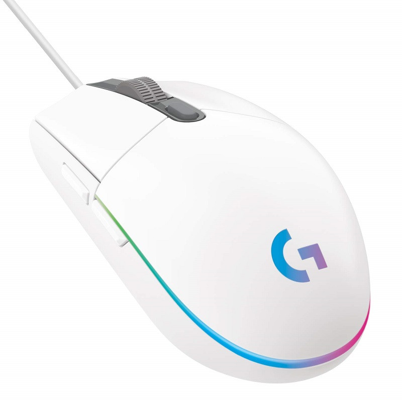 SOURIS LOGITECH G102 LIGHTSYNC BLANC