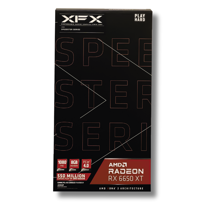 CARTE GRAPHIQUE XFX AMD RADEON RX 6650 XT 8GB