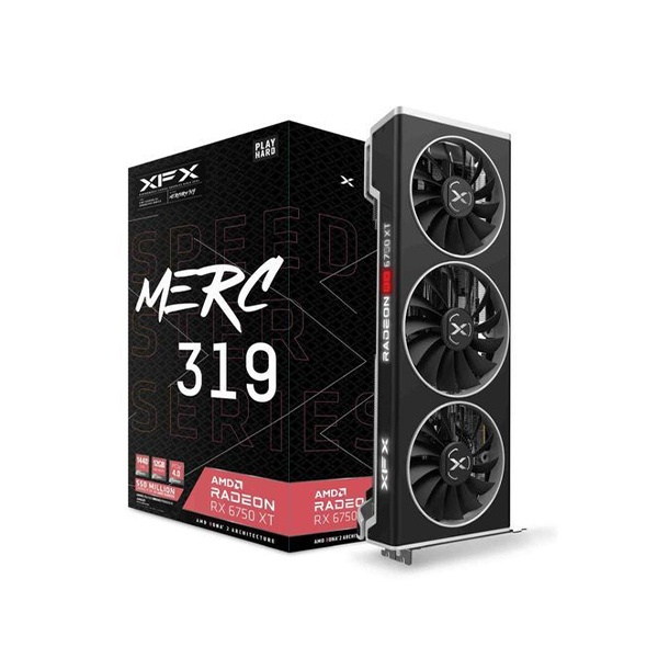 CARTE GRAPHIQUE XFX AMD RADEON RX 6750 XT 12GB ( MERC 319 )