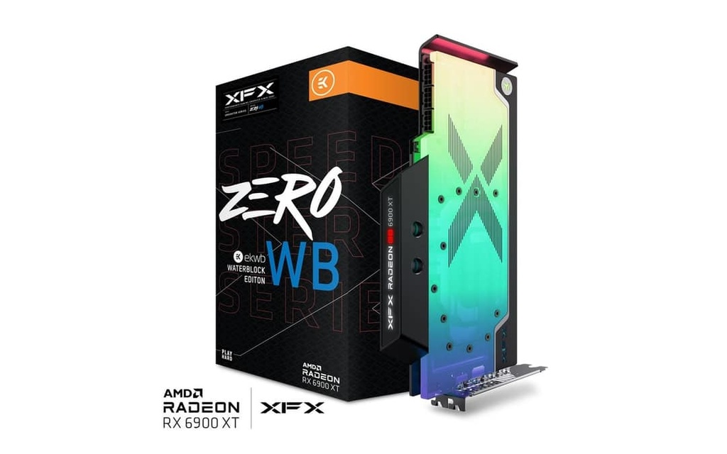 CARTE GRAPHIQUE XFX AMD RADEON RX 6900 XT 16GB RGB WATERBLOCK ( ZERO WB )