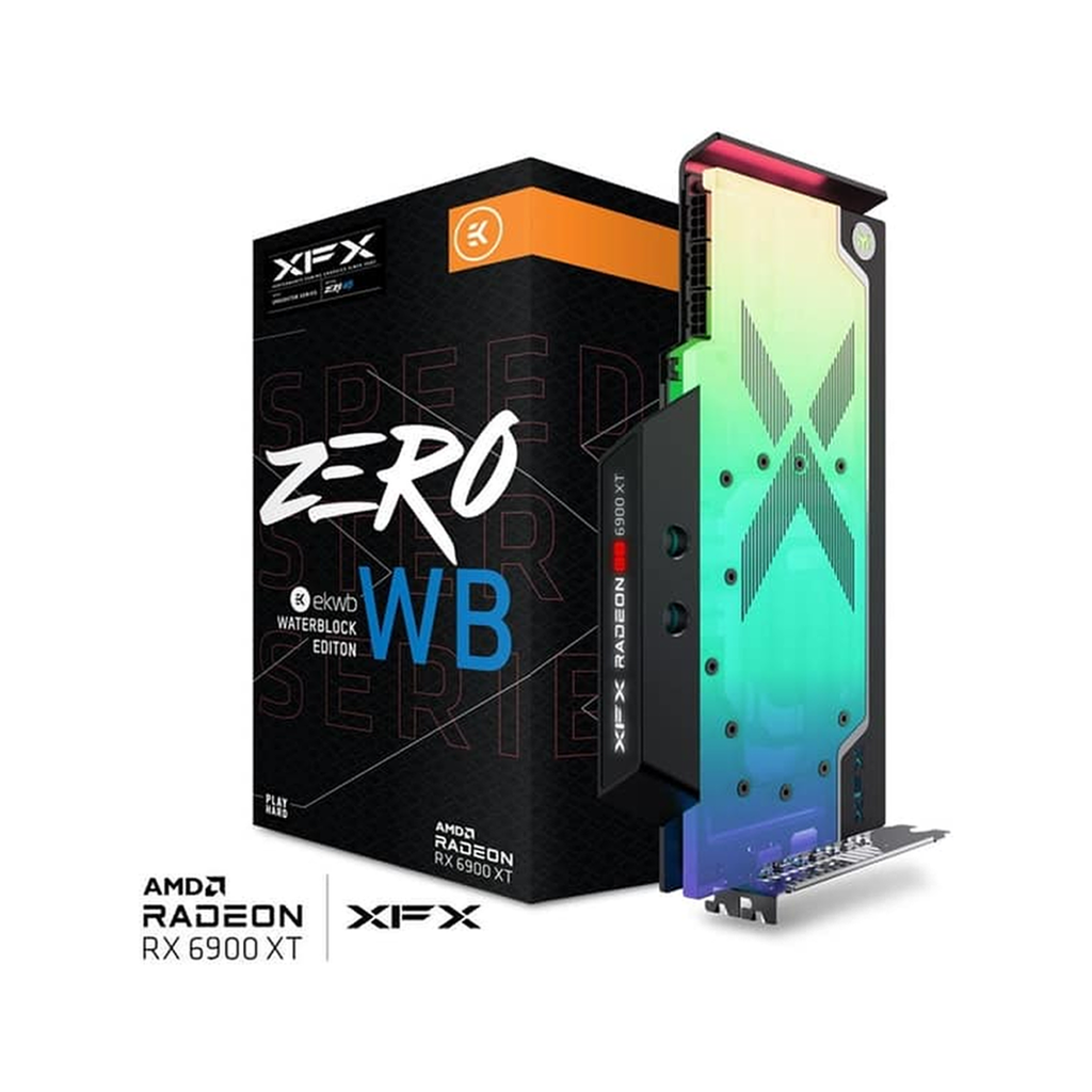 CARTE GRAPHIQUE XFX AMD RADEON RX 6900 XT 16GB RGB WATERBLOCK ( ZERO WB )
