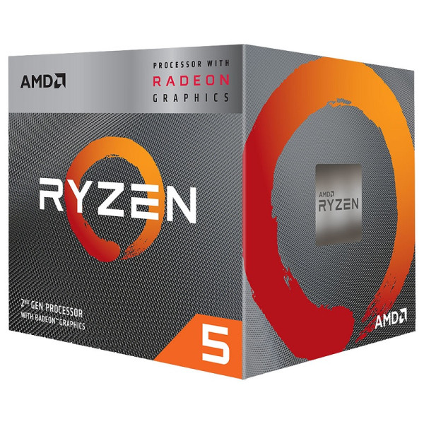 PROCESSEUR AMD RYZEN 5 3400G BOX