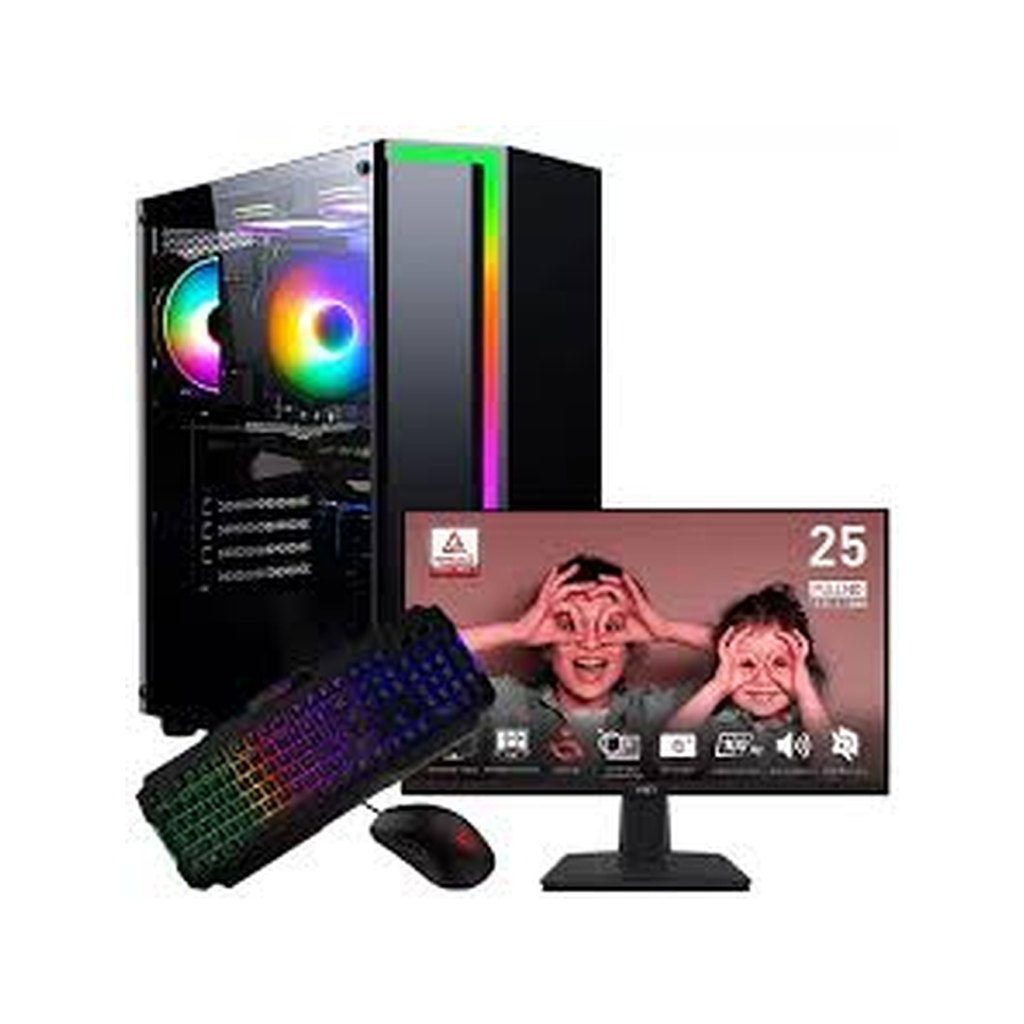 SETUP GAMER R5 3400G/8Go/256Go + MP251 + GK100 + GM100