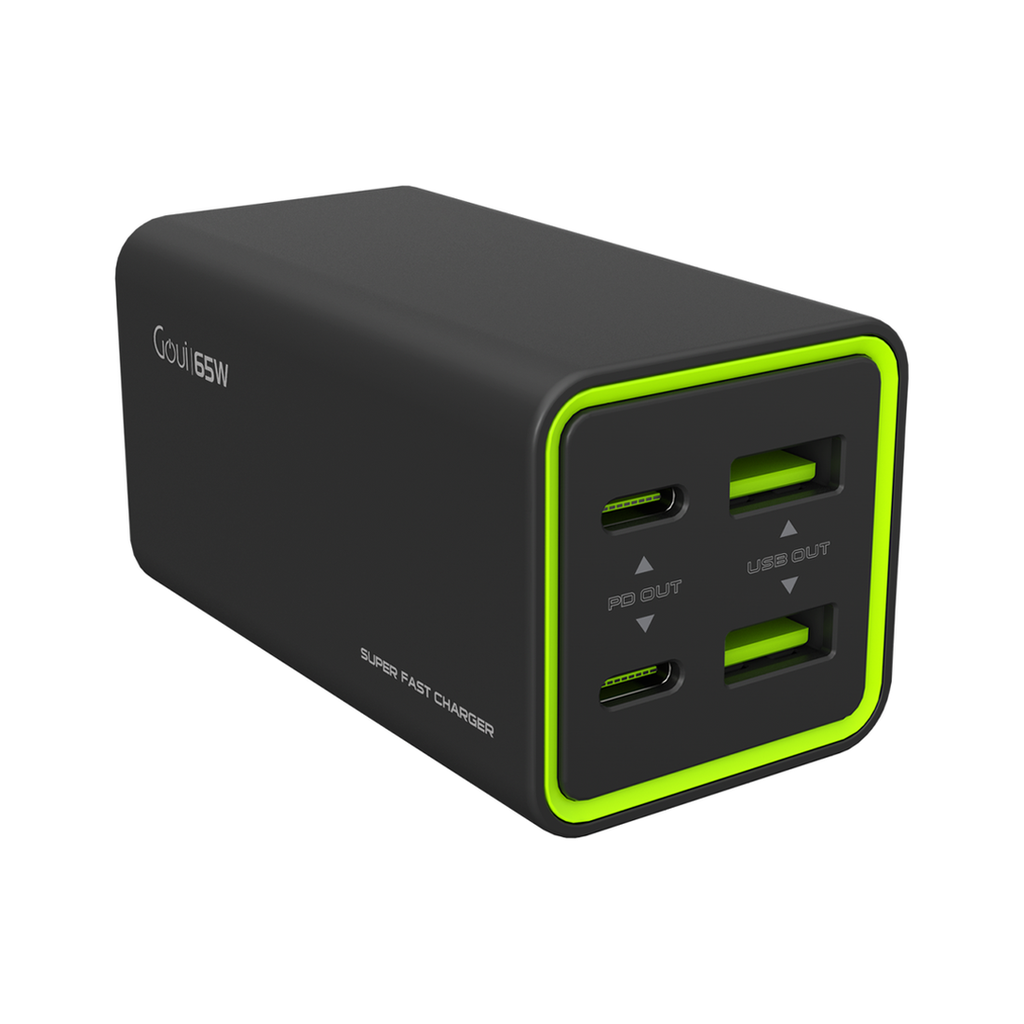 CHARGEUR DE BUREAU GOUI TANK SUPER RAPIDE 4 PORTS 65W