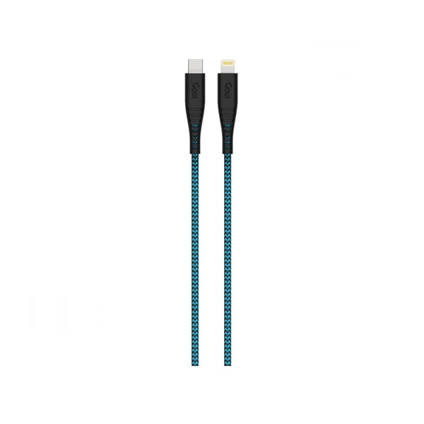 CÂBLE IPHONE GOUI FLEX LIGHTNING VERS TYPE C (1,5 M) BLEU CLAIR