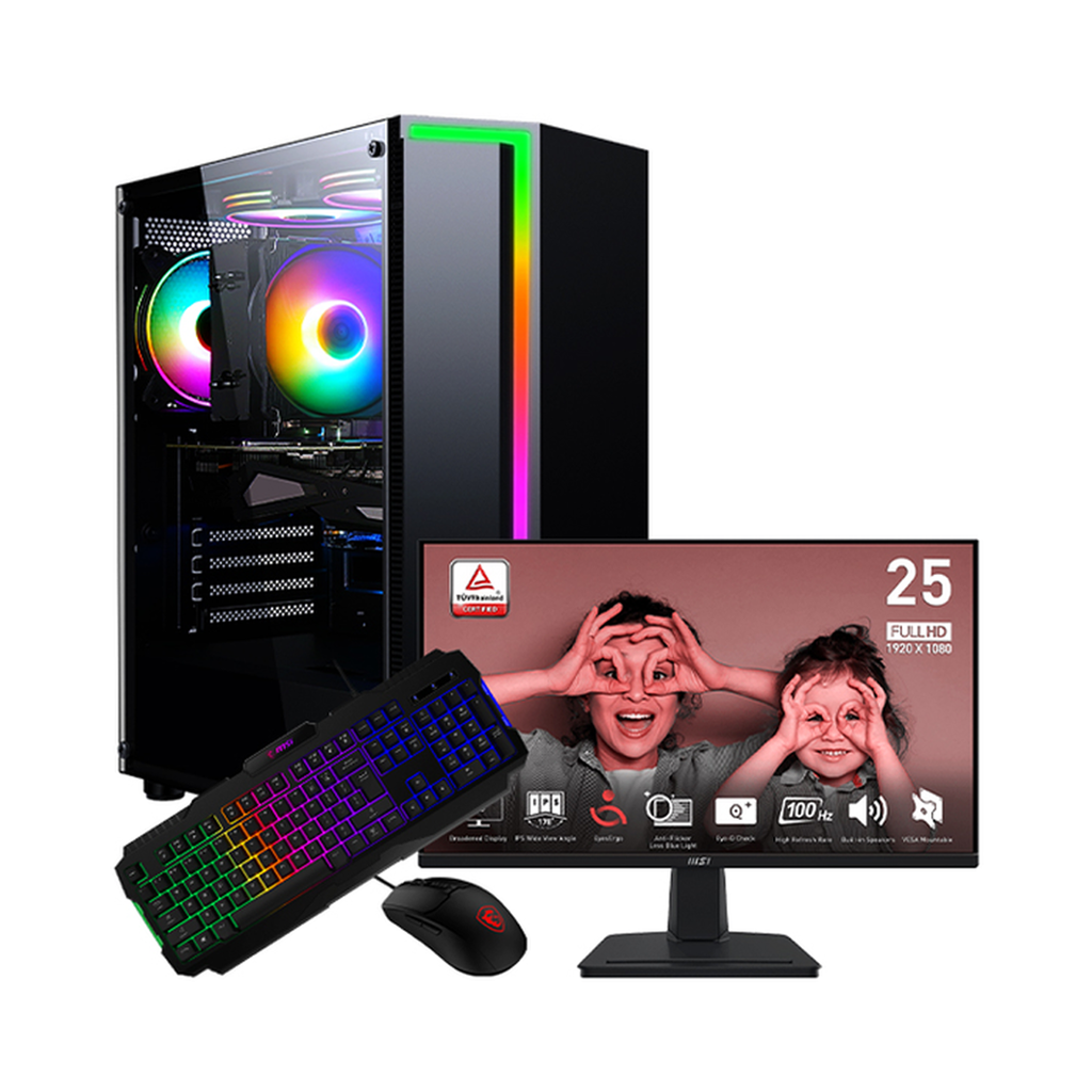 SETUP GAMER R3 3200G/16Go/256Go + MP251 + GK100 + GM100