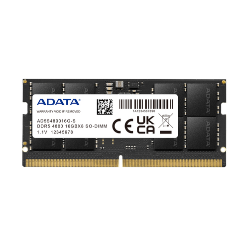 RAM ADATA SO-DIMM 16GB 4800MHZ DDR5 ( AD5S480016G-S )