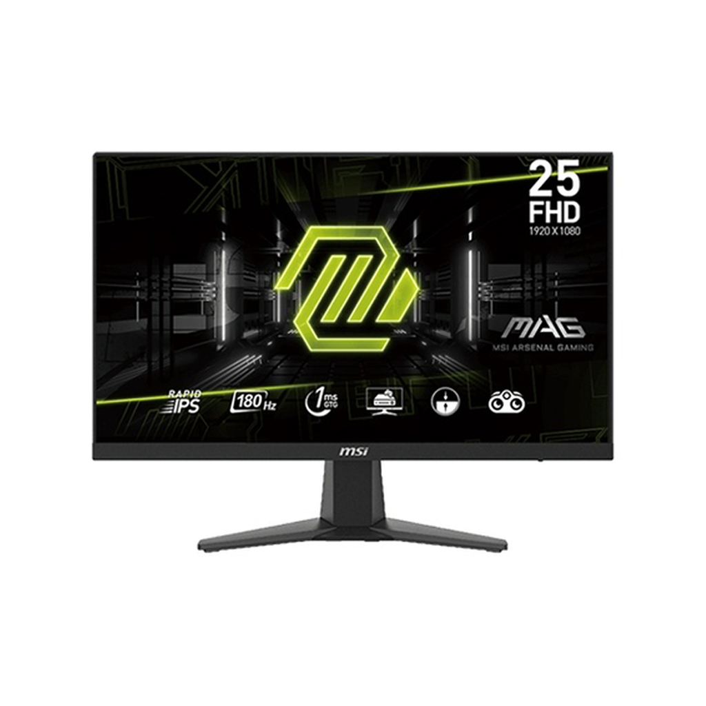 MONITEUR MSI MAG 25'' 256F 180HZ 1MS IPS