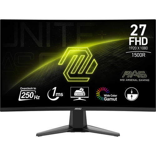 MONITEUR MSI MAG 27'' 27C6X 250HZ 1MS CURVED