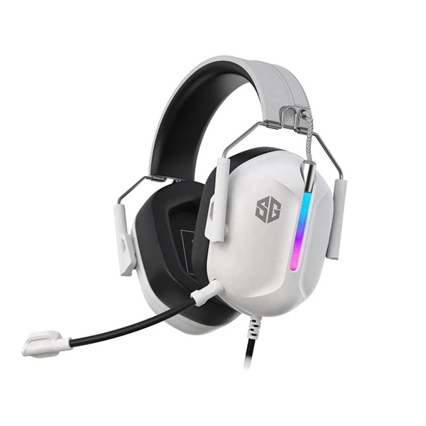 CASQUE SG G800 BLANC RGB