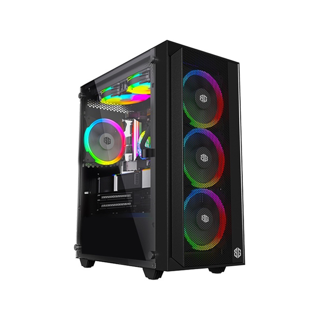 PC GAMER AIRFLOW - R3 3100/RX580/16Go/240Go