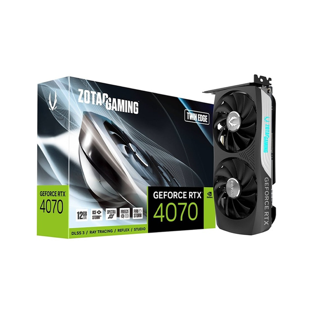 CARTE GRAPHIQUE ZOTAC GAMING GEFORCE RTX 4070 TWIN EDGE GDDR6