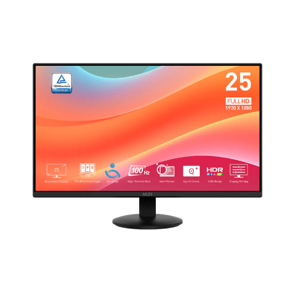 MONITEUR MSI PRO MP252L 24.5" 100HZ 1MS IPS (9S6-3PD7CT-012)