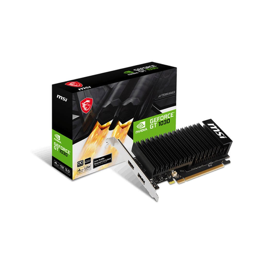 CARTE GRAPHIQUE MSI GEFORCE GT 1030 4GHD4 LP OC