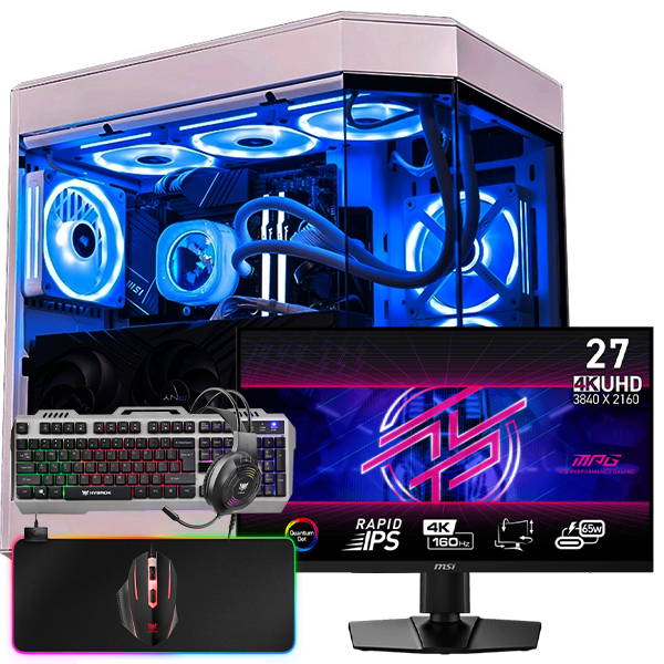 SETUP GAMER U9 285/RTX5080/64Go/2To + 274URF + HPG100
