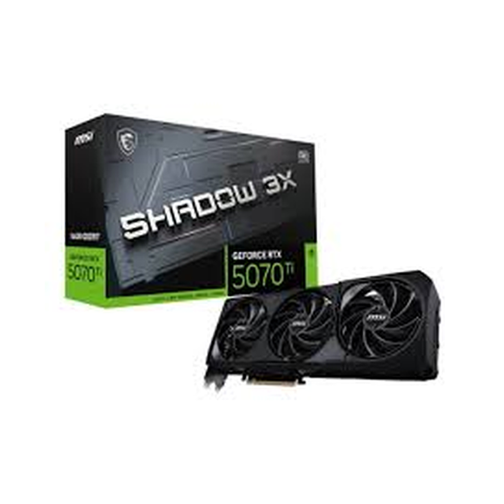 CARTE GRAPHIQUE MSI GEFORCE RTX 5070Ti 16G SHADOW 3X OC