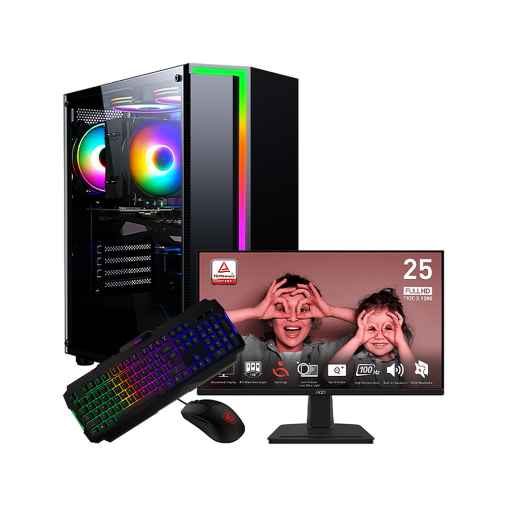 SETUP GAMER R5 PRO 5655G/8Go/240Go + MP251 + GK100 + GM100
