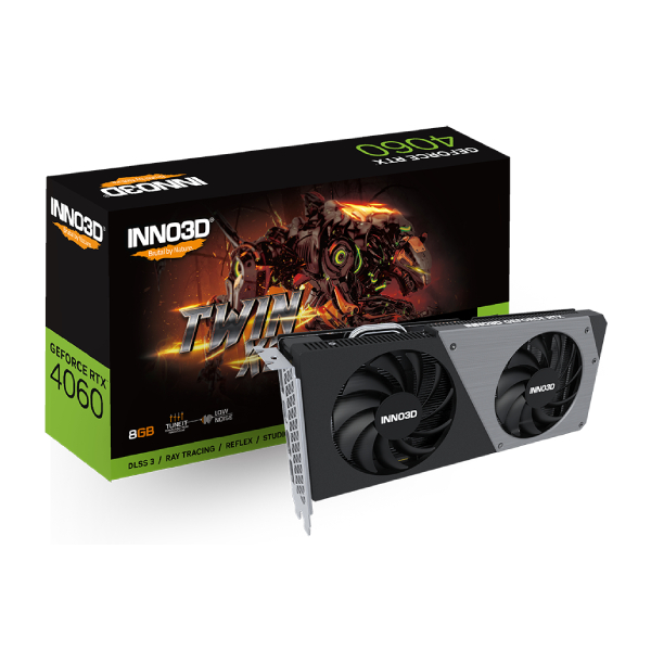 CARTE GRAPHIQUE INNO3D GEFORCE RTX 4060 TWIN X2 8GB GDDR6