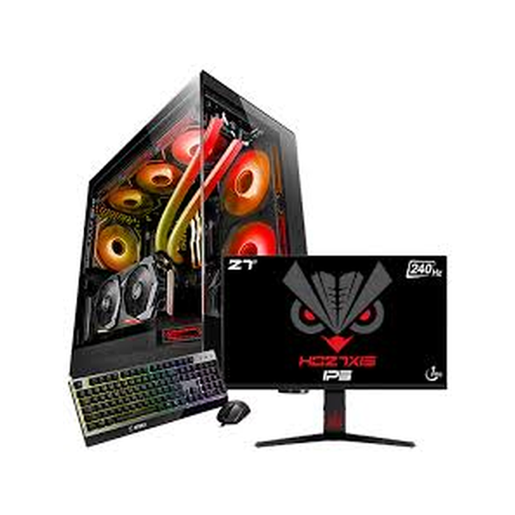 SETUP GAMER i5 14400F/RTX4060Ti-16Go/16Go/1To + HG27XIS + GK30