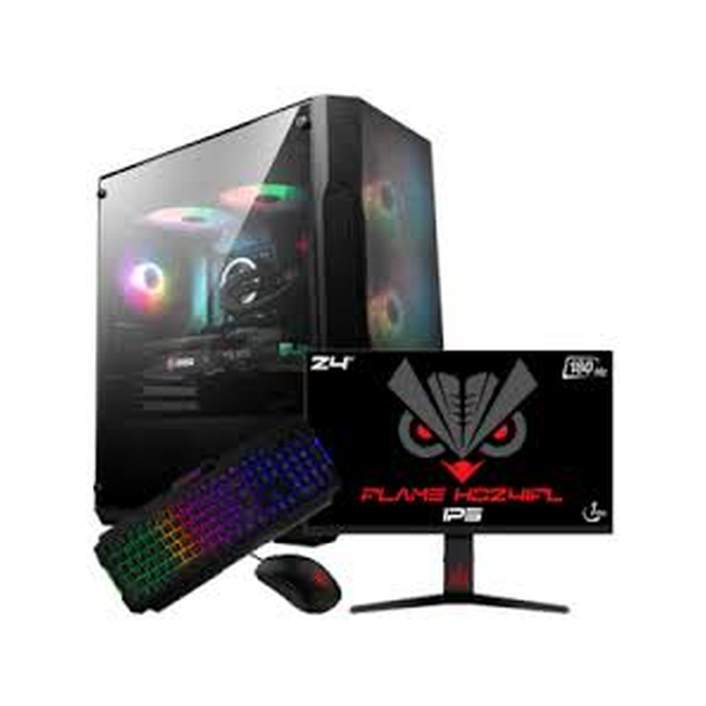 SETUP GAMER i5 10400F/RX7600/16Go/500Go + HG24IFL + GM100 + GK100