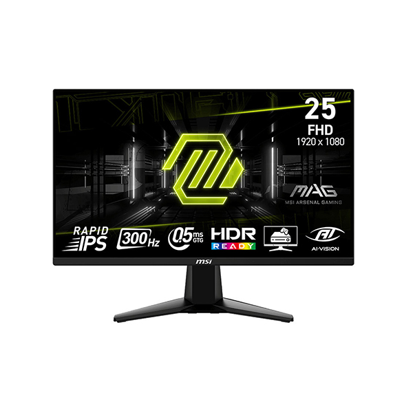 MONITEUR MSI MAG 255XF 300HZ 0.5MS RAPIDE IPS