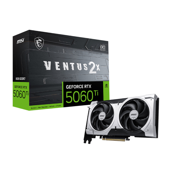 CARTE GRAPHIQUE MSI GEFORCE RTX 5060Ti 8G VENTUS 2X OC PLUS