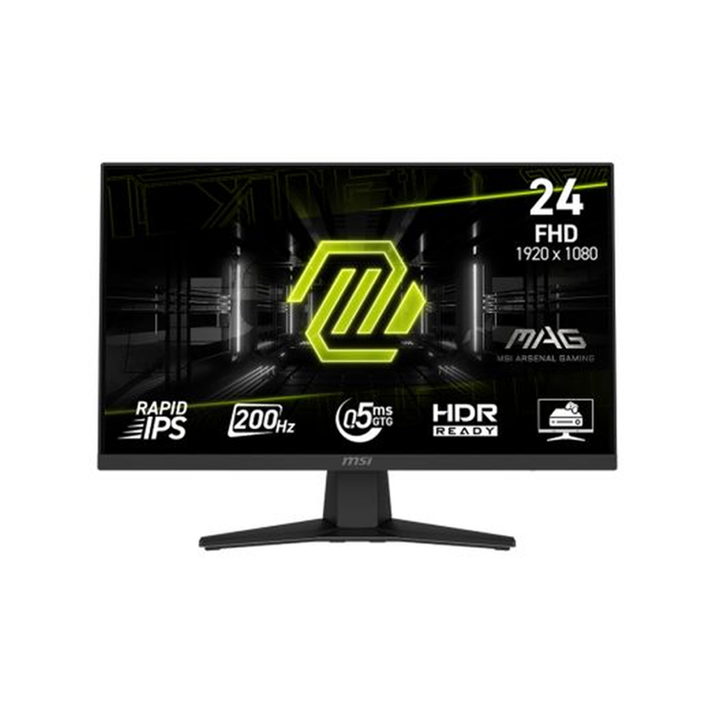 MONITEUR MSI MAG 244F 24&quot; RAPID IPS 200HZ 0.5MS