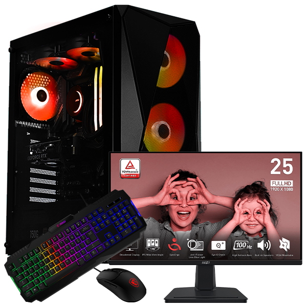 SETUP GAMER R5 5600/RTX5060/16Go/512Go + MP251 + GK100 + GM100
