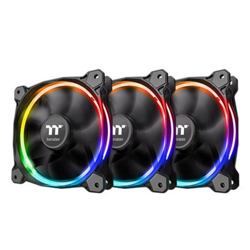 FAN THERMALTAKE RIING 12 LED 120MM TRIPLE PACK NOIR
