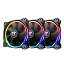 FAN THERMALTAKE RIING 12 LED 120MM TRIPLE PACK NOIR