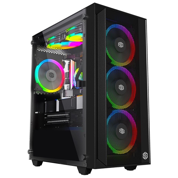 PC GAMER AIRFLOW - i5 12400F/RTX5050/16Go/512Go