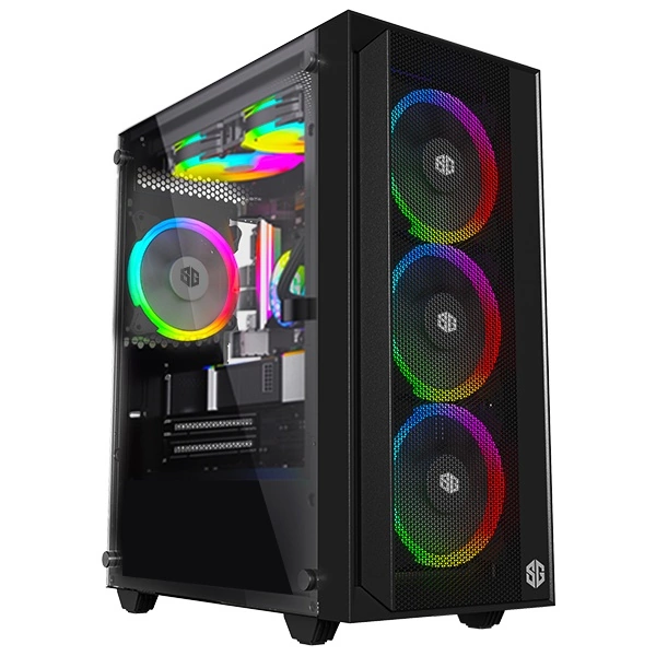 PC GAMER AIRFLOW - R5 8400F/RX9060XT-8Go/16Go/512Go