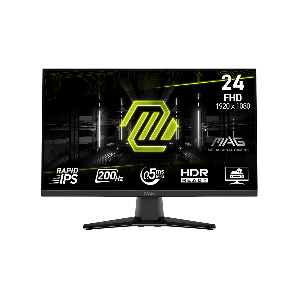 MONITEUR MSI MAG 242F 24'' 200HZ 0.5MS RAPID IPS