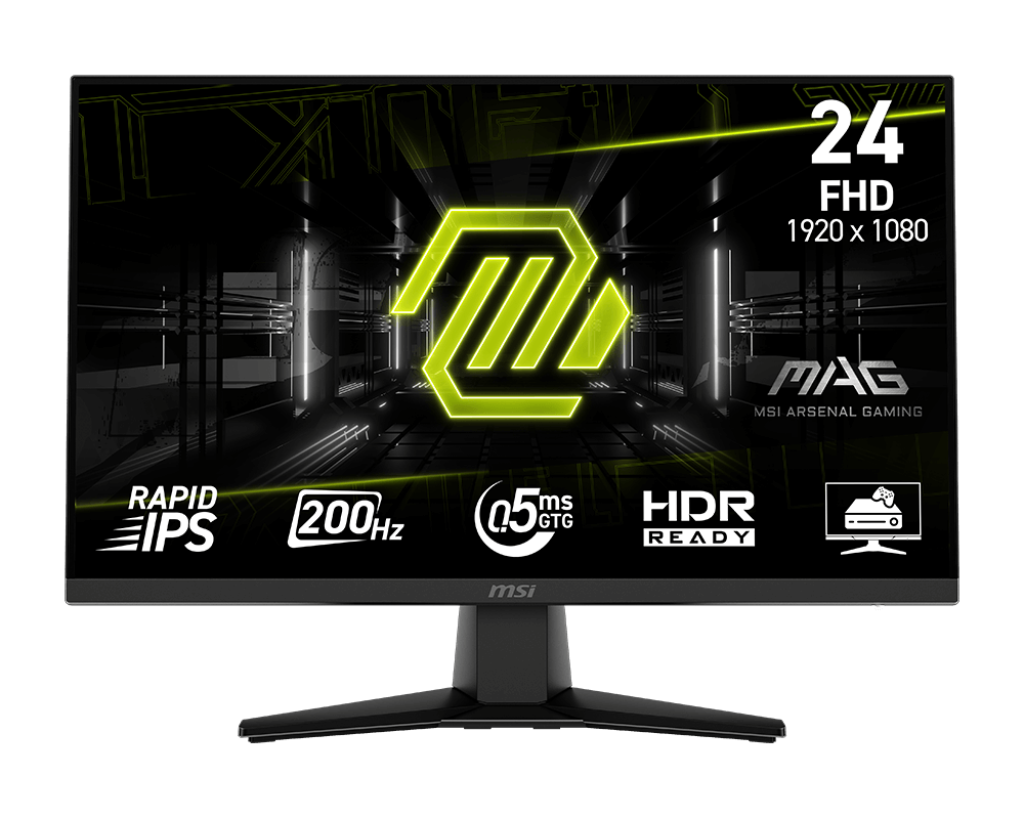 MONITEUR MSI MAG 242F 24'' 200HZ 0.5MS RAPID IPS