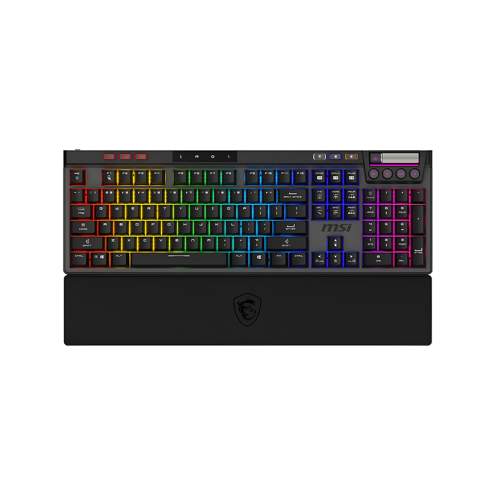 CLAVIER MSI STRIKE PRO WIRELESS SILENT FR