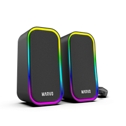 [SG-10152] HAUT-PARLEURS MARVO SG-285 HAVOC20 BLACK