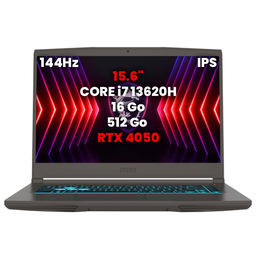 [SG-10194] PC PORTABLE MSI THIN 15 B13VE-2660XMA 15.6"FHD/I7-13620H/RTX4050/16Go/512Go