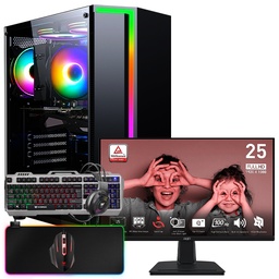 [SG-10561] SETUP GAMER R5 3400G/8Go/250Go + MP252L + HPG100