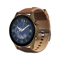 [SG-5981] MONTRE ORYX CONNECTEE GLEAM4 BROWN-GF-LTR