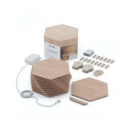 [SG-6014] LUMINAIRE NANOLEAF ELEMENTS WOOD LOOK HEXAGONS STARTER KIT - 13 PK