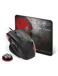 [SG-6159] COMBOS SPIRIT PACK PRO M3 TAPIS-SOURIS ET LOGICIEL 3200DPI 7 BOUTONS