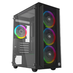 [SG-6824] BOITIER SG AIRFLOW 4 FAN FRGB NOIR