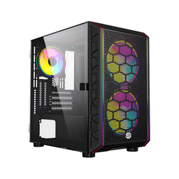 [SG-6828] BOITIER SG DUOMESH 3 FAN ARGB NOIR