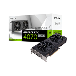 [SG-7442] CARTE GRAPHIQUE PNY GEFORCE RTX 4070 SUPER 12GB VERTO OC (VCG4070S12DFXPB1-O)