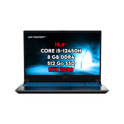 [SG-7685] PC PORTABLE ERAZER CRAWLER E30e 15.6&quot;FHD/i5-12450H/2050/8Go/512Go/FD