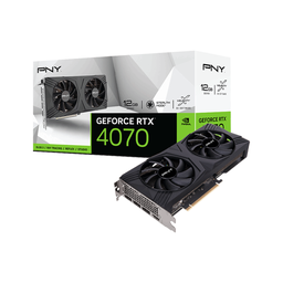 [SG-7970] CARTE GRAPHIQUE PNY GEFORCE RTX 4070 12GB VERTO DUAL FAN (VCG407012DFXPB1)