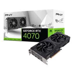 [SG-7970] CARTE GRAPHIQUE PNY GEFORCE RTX 4070 12GB VERTO DUAL FAN (VCG407012DFXPB1)