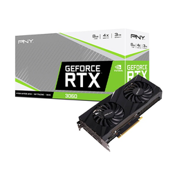 [SG-8087] CARTE GRAPHIQUE PNY GEFORCE RTX 3060 8GB VERTO DUAL FAN (VCG30608DFBPB1 )