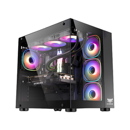 [SG-8307] BOITIER HYBROK TITAN EVO 7 FANS ARGB NOIR
