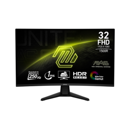 [SG-8498] MONITEUR MSI MAG 32'' 32C6X 250HZ 1MS CURVED